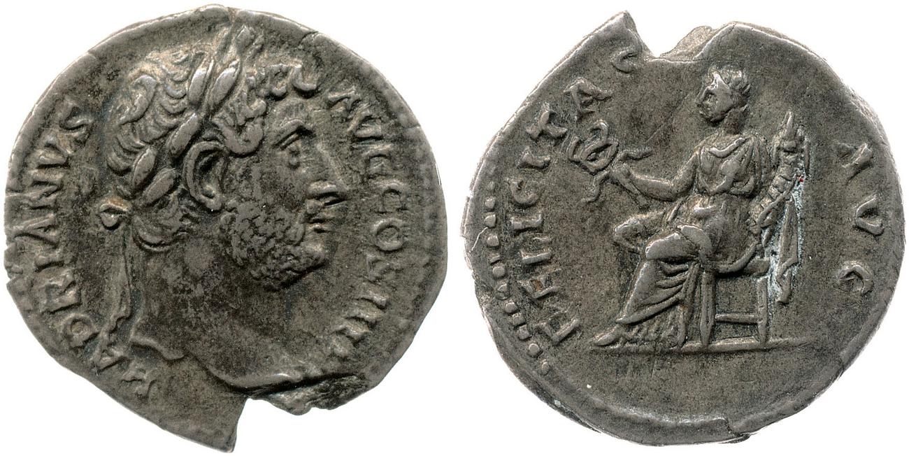аверс RIC II, Part 3 (second edition) Hadrian 1397