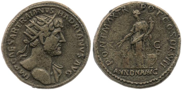 реверс RIC II, Part 3 (second edition) Hadrian 179