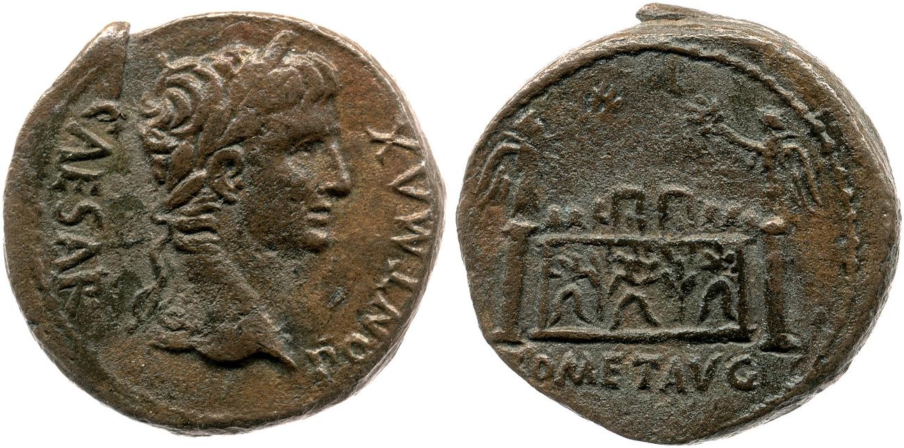 RIC I (second edition) Augustus 230, аверс, bm