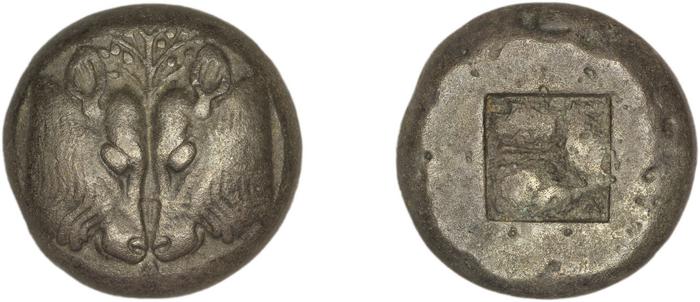 Lesbos Babelon 1907 607-8, реверс, bm