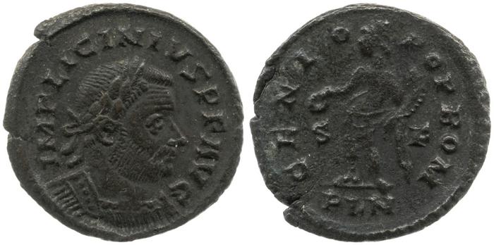RIC VII Londinium 3, реверс, Британский музей