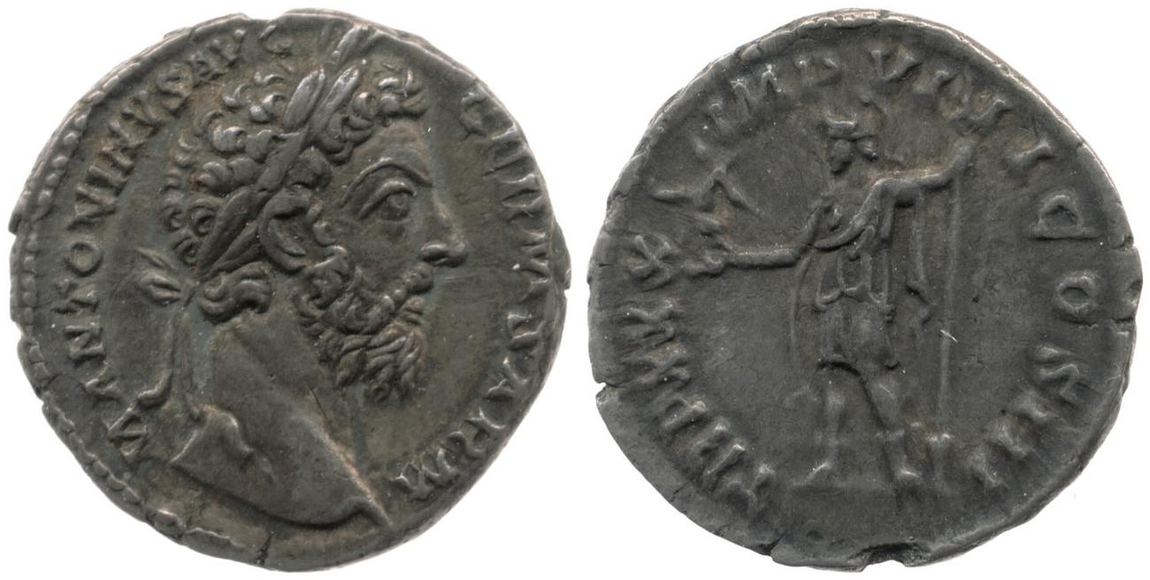 аверс RIC III Marcus Aurelius 352