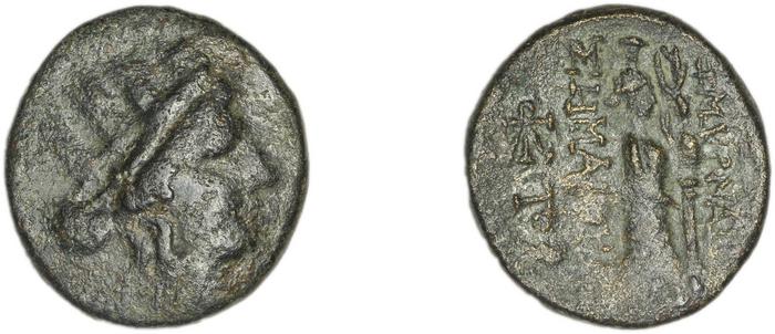Smyrna Milne 1927 Period XIV M, реверс, bm