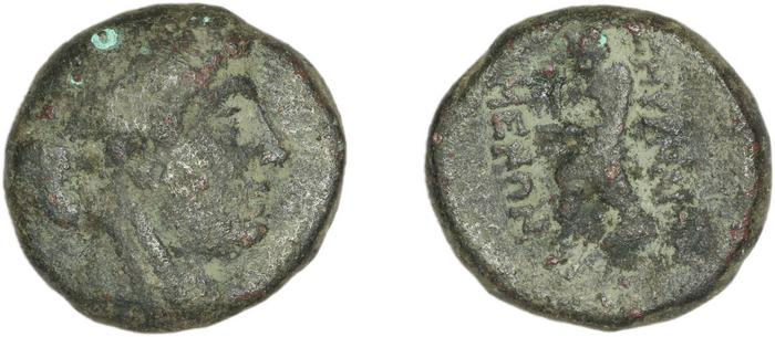 Smyrna Milne 1927 Period VIII J, реверс, bm