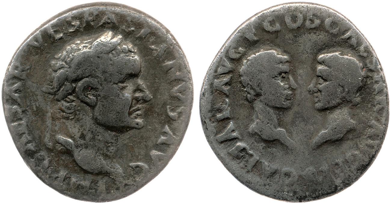 аверс RIC II, Part 1 (second edition) Vespasian 1302