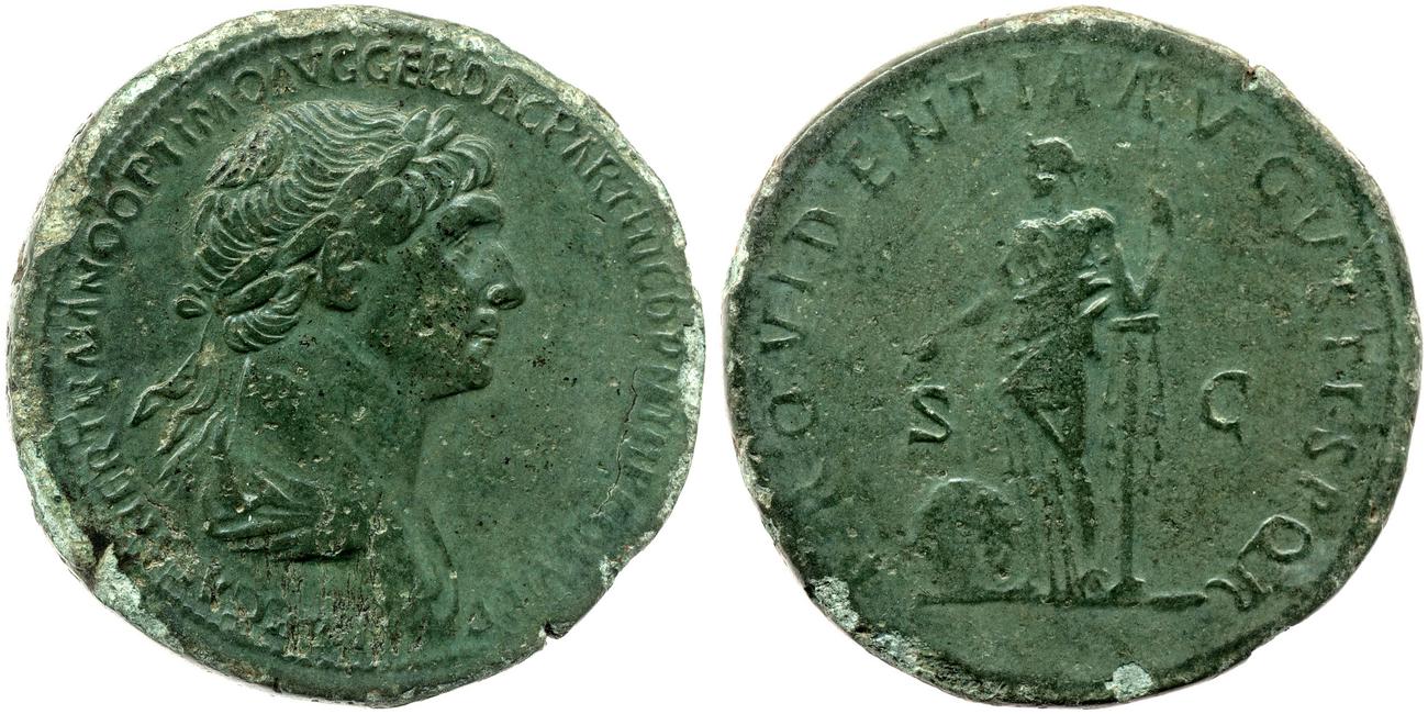 аверс RIC II Trajan 663