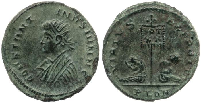 RIC VII Londinium 190, реверс, Британский музей