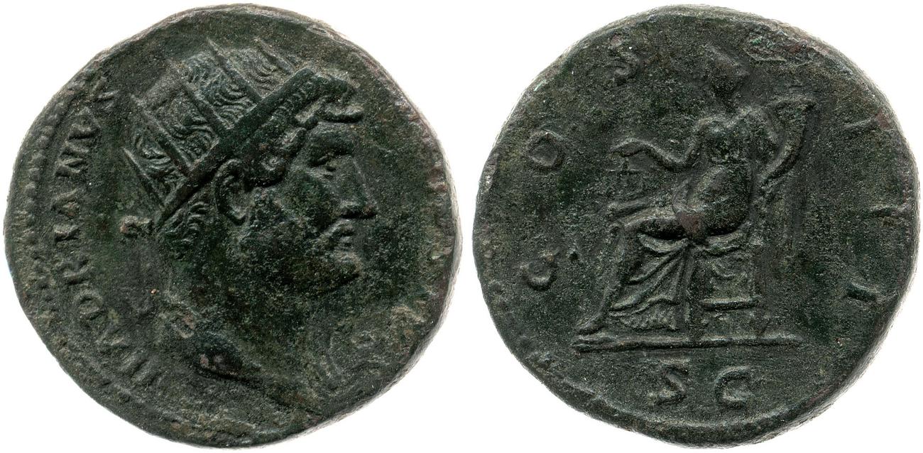 obverse RIC II, Part 3 (second edition) Hadrian 831