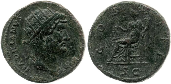 reverse RIC II, Part 3 (second edition) Hadrian 831