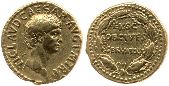 реверс RIC I (second edition) Claudius 5