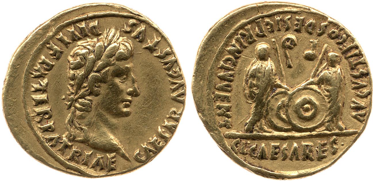 RIC I (second edition) Augustus 209, аверс, bm