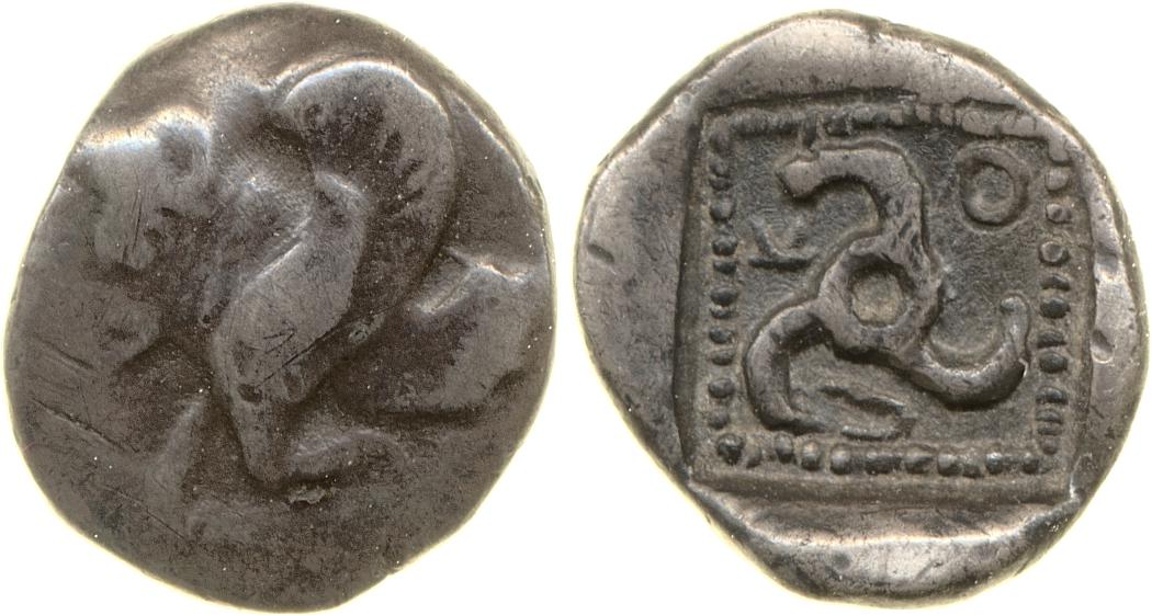 аверс Kuprlli Lycia Mørkholm and Zahle 1972 186-8
