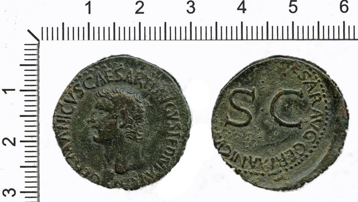 RIC I (second edition) Gaius/Caligula 35, реверс, bm