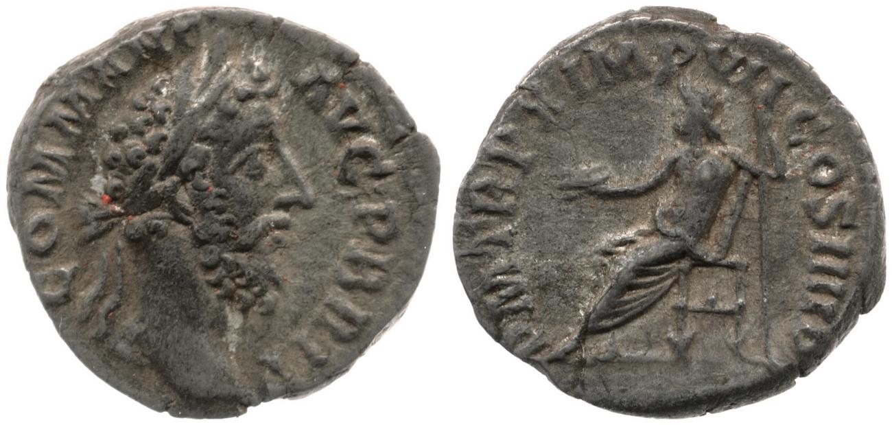 RIC III Commodus 101, аверс, bm