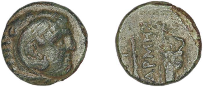 Erythrae Kinns 1980 Period III.1, AE 7, реверс, Британский музей