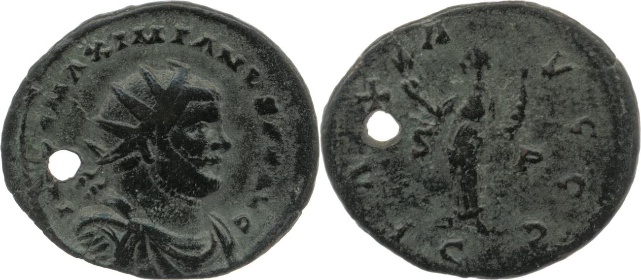 аверс RIC V Carausius issuing for Diocletian/Maximian 42