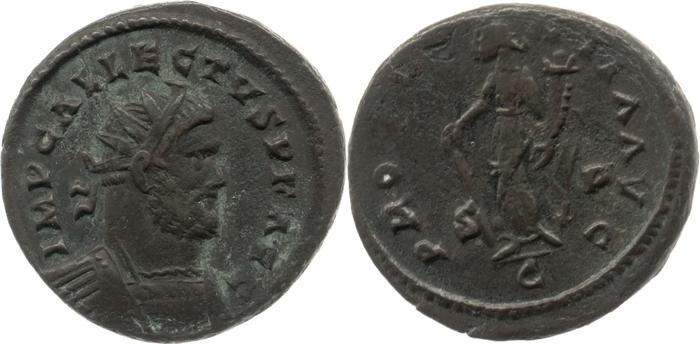 RIC V Allectus 111, реверс, bm
