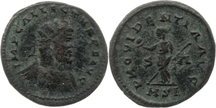 RIC V Allectus 38, реверс, bm