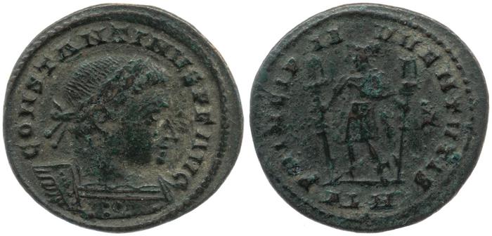 RIC VI Londinium 215, реверс, Британский музей