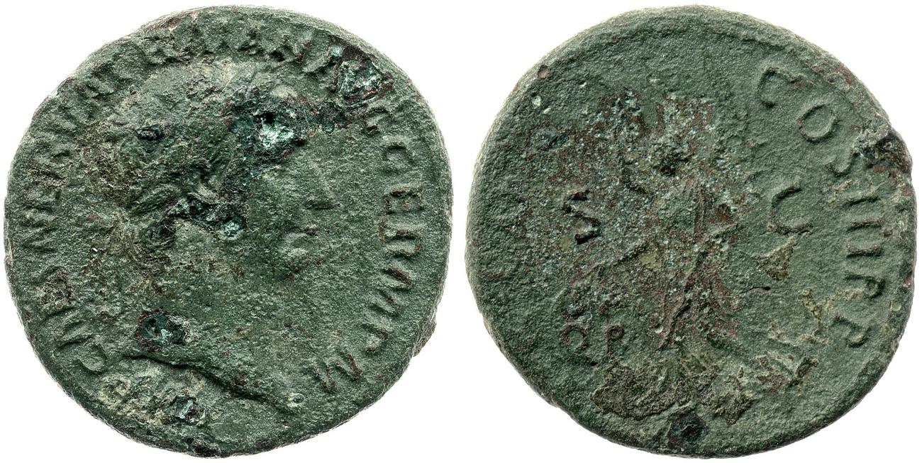 RIC II Trajan 417, аверс, bm