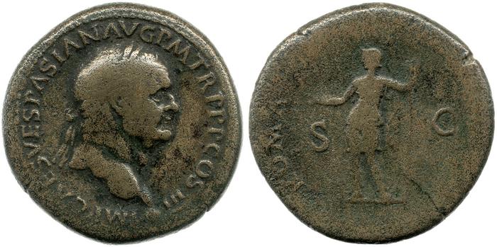 reverse RIC II, Part 1 (second edition) Vespasian 1136