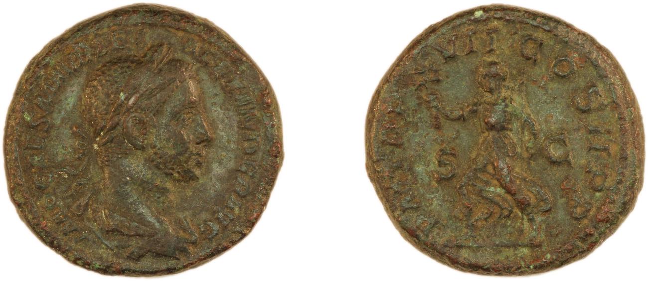 RIC IV Severus Alexander 484, аверс, Британский музей