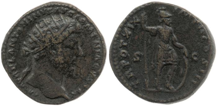 RIC III Marcus Aurelius 900, реверс, Британский музей