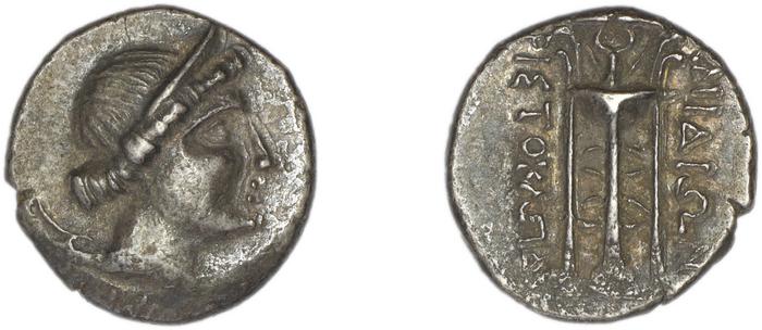 Cnidus Nordbø 1972 Series 10, реверс, bm