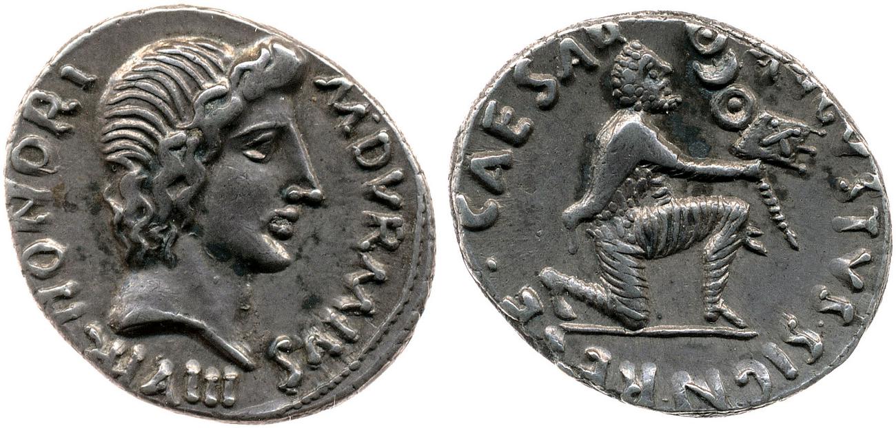 RIC I (second edition) Augustus 315, аверс, bm