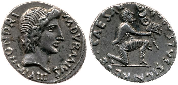 RIC I (second edition) Augustus 315, реверс, bm