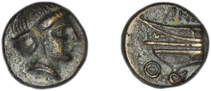 Cnidus Nordbø 1972 Series 6, реверс, Британский музей