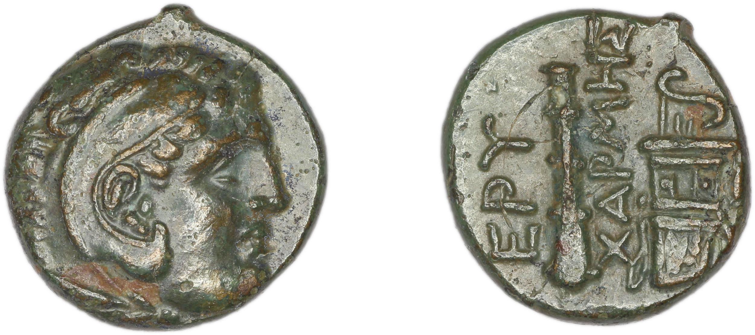 Erythrae Kinns 1980 Period III.1, AE 7, аверс, Британский музей