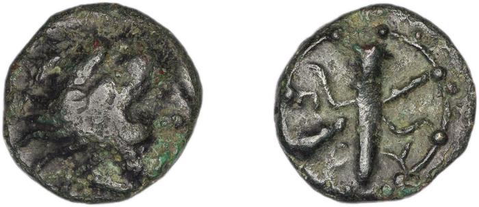 Erythrae Kinns 1980 Period I, AE 3, реверс, Британский музей