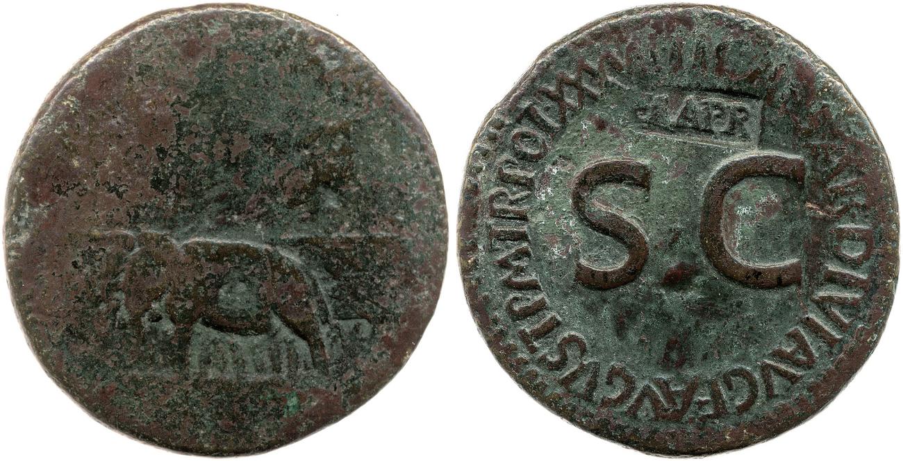 RIC I (second edition) Tiberius 62, аверс, bm