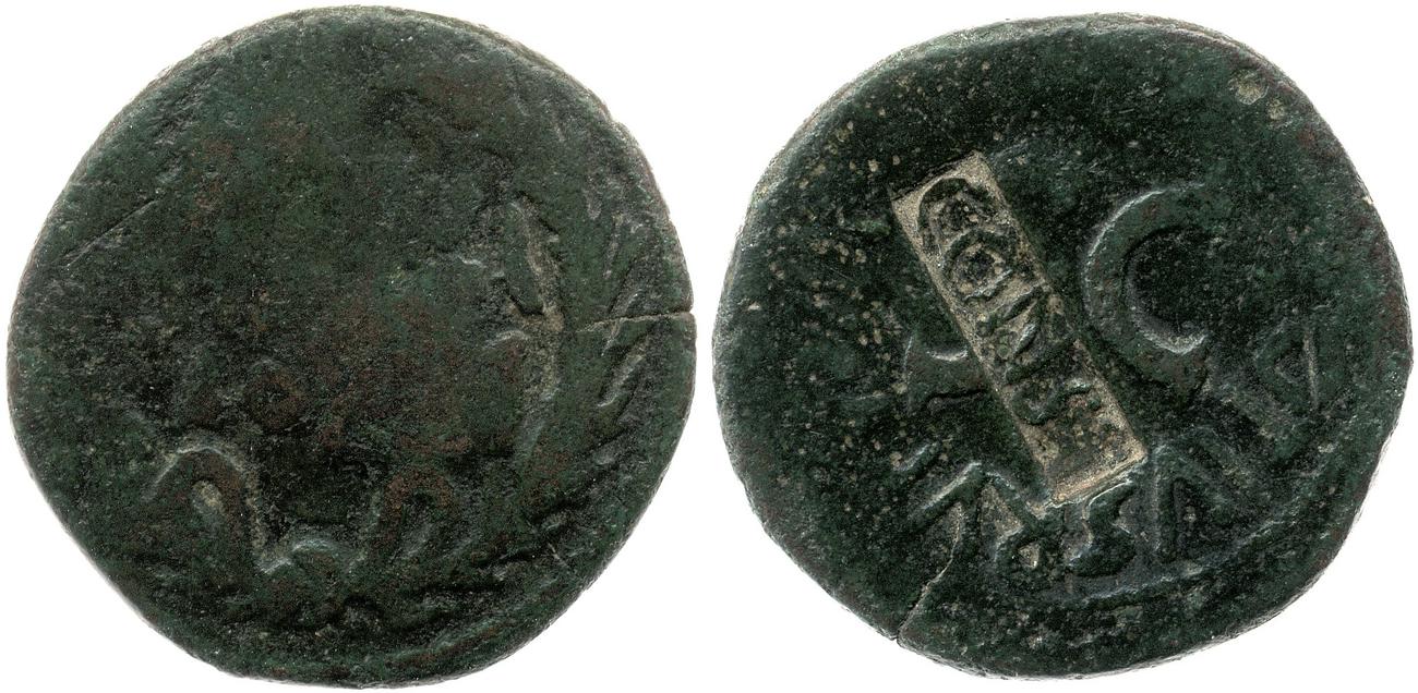 RIC I (second edition) Augustus 388, аверс, bm