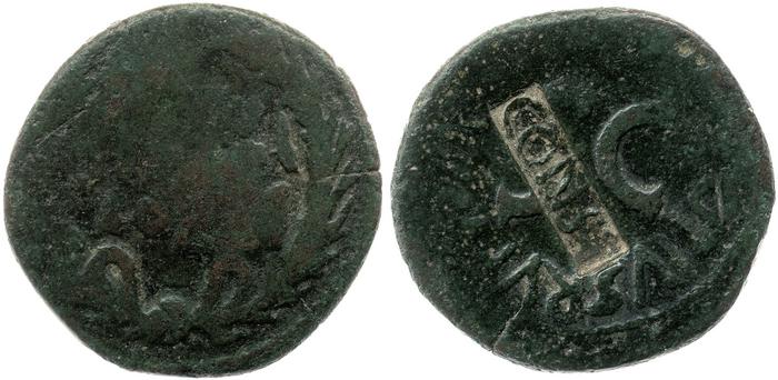 RIC I (second edition) Augustus 388, реверс, bm