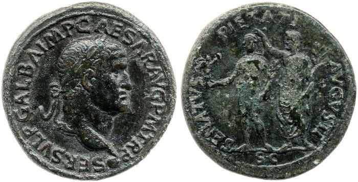 реверс RIC I (second edition) Galba 489