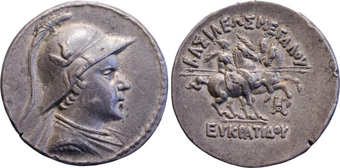 Eucratides I of Bactria rev