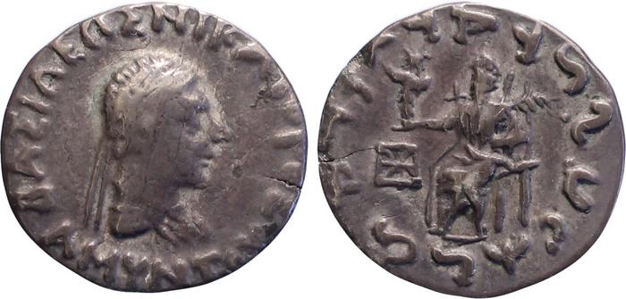 аверс Bactrian and Indo-Greek Coinage Amyntas 9.2