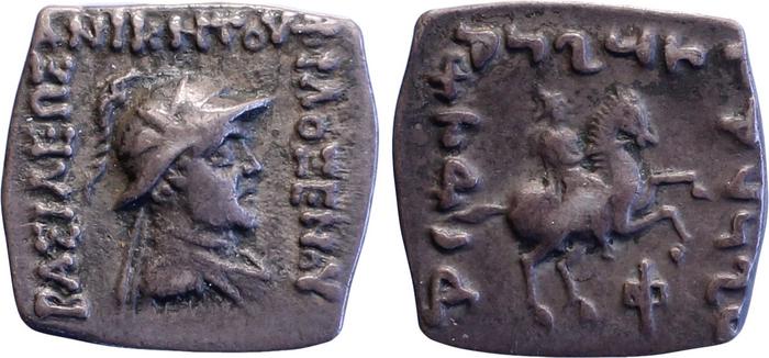 аверс Bactrian and Indo-Greek Coinage Philoxenus 10.6