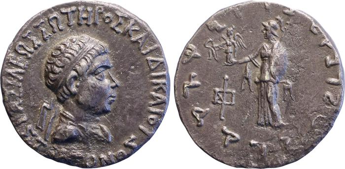 аверс Bactrian and Indo-Greek Coinage Strato I 25.1