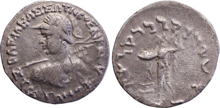 аверс Bactrian and Indo-Greek Coinage Strato I 19.1