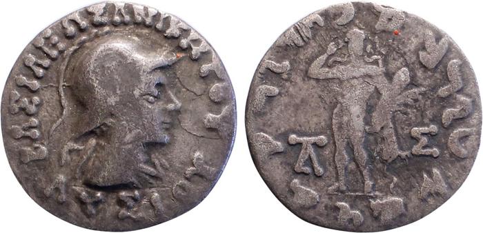 obverse Bactrian and Indo-Greek Coinage Lysias 10.1