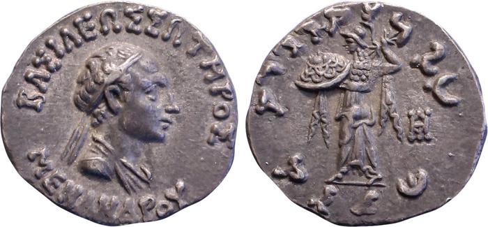 аверс Bactrian and Indo-Greek Coinage Menander I 13.17