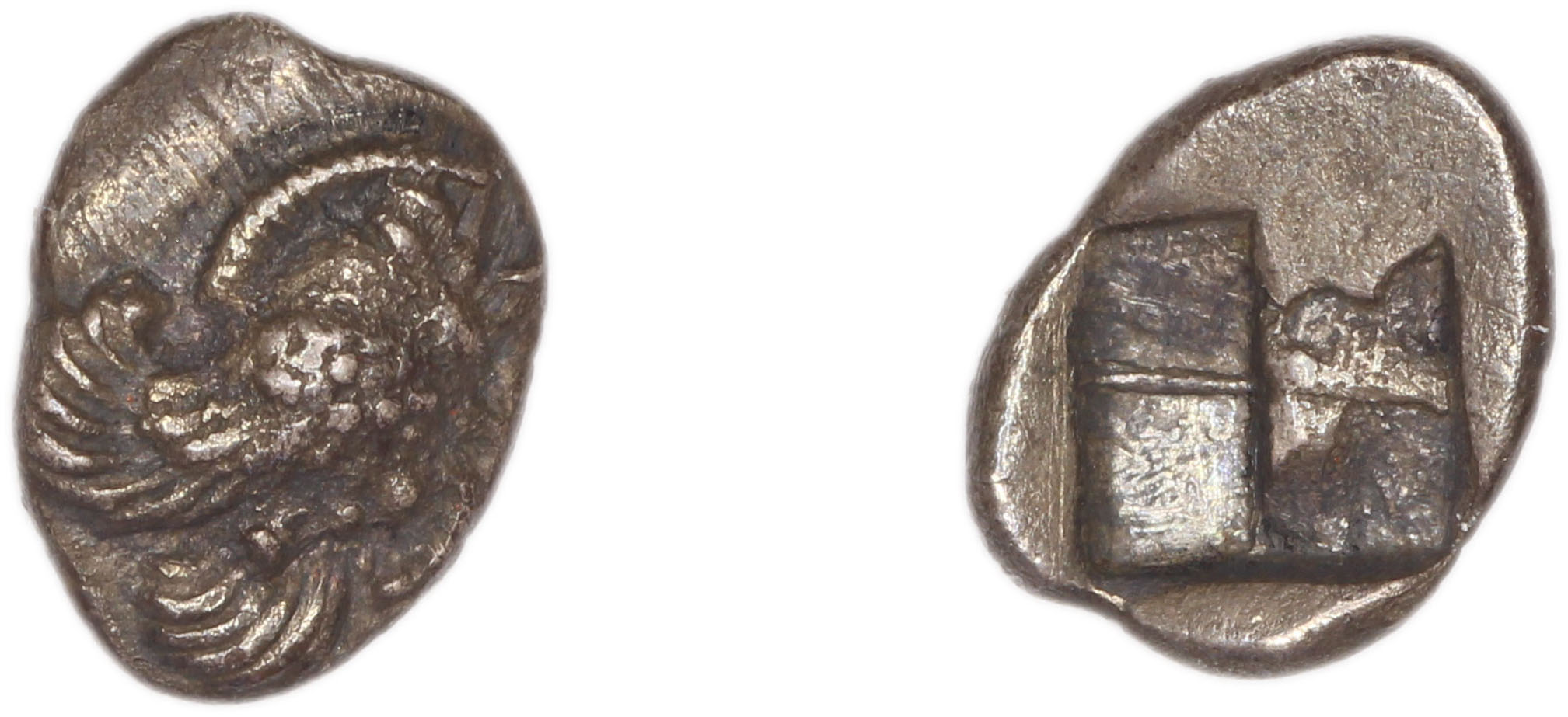 аверс Clazomenae Dengate 1967 IS Attic hemiobols