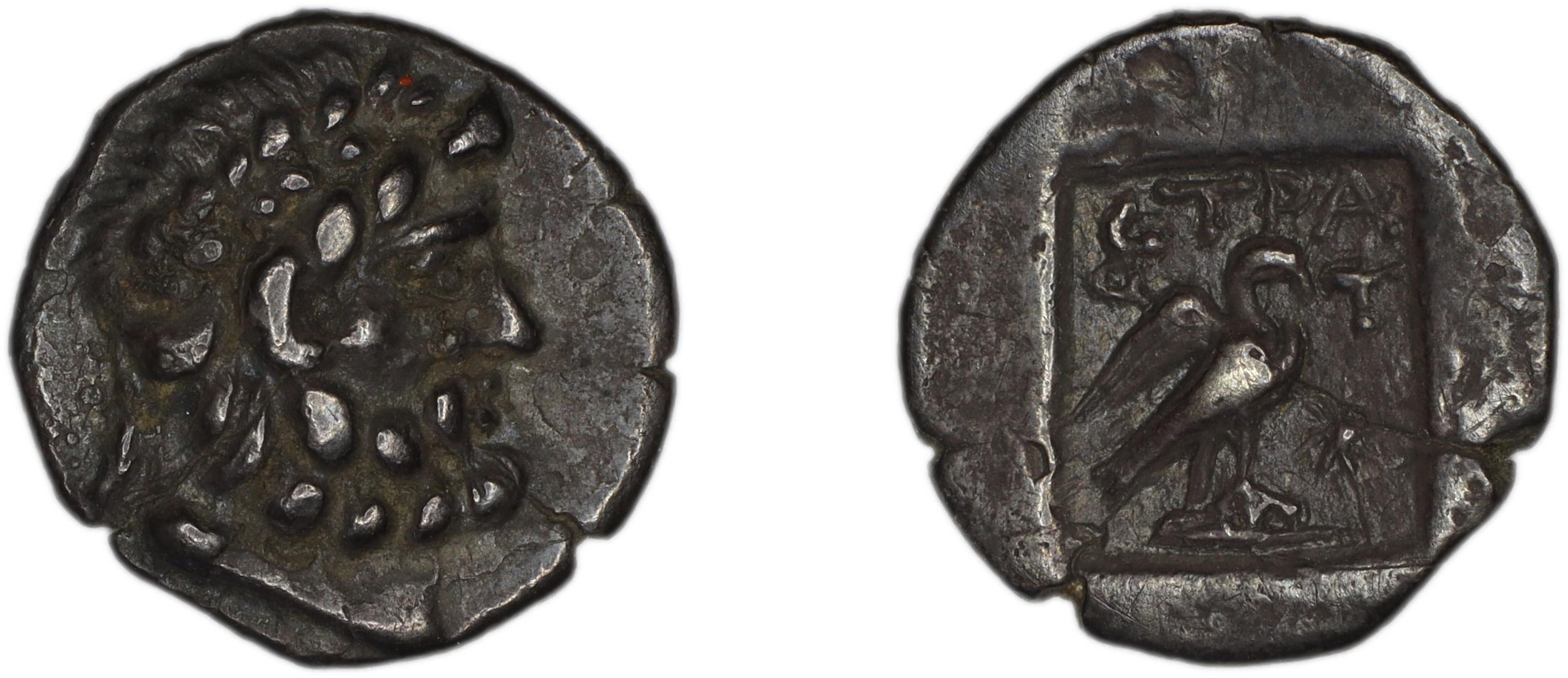 Stratoniceia Meadows 2002 Group 3 hemidrachm, аверс, bm