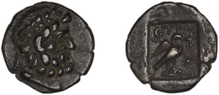Stratoniceia Meadows 2002 Group 3 hemidrachm, реверс, bm