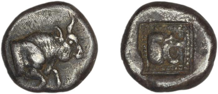 реверс Samos Barron 1966 Heavy Samian drachms