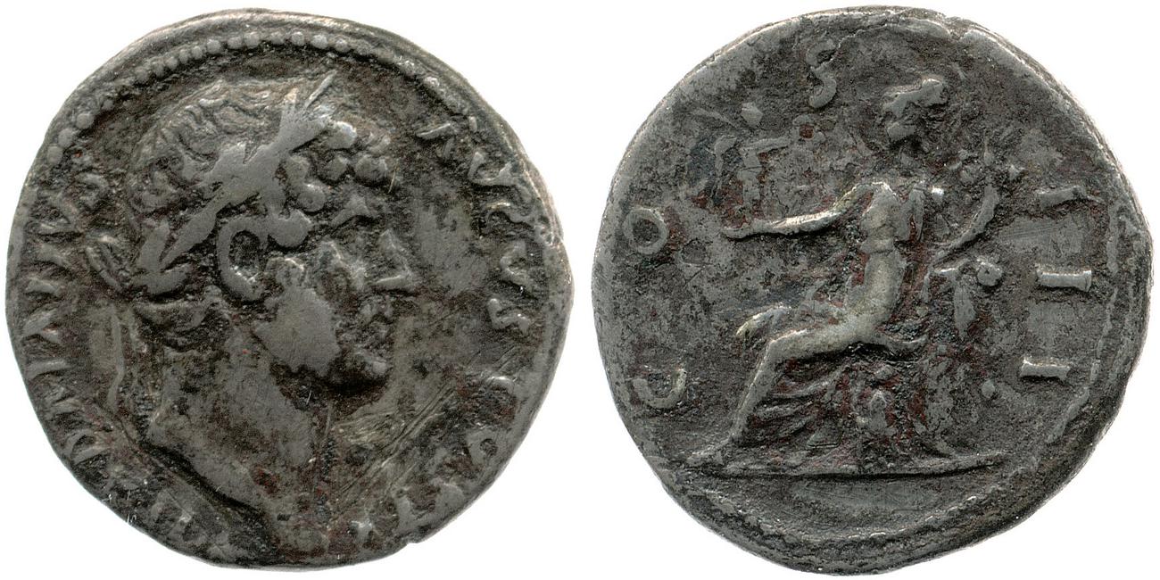 аверс RIC II, Part 3 (second edition) Hadrian 3067
