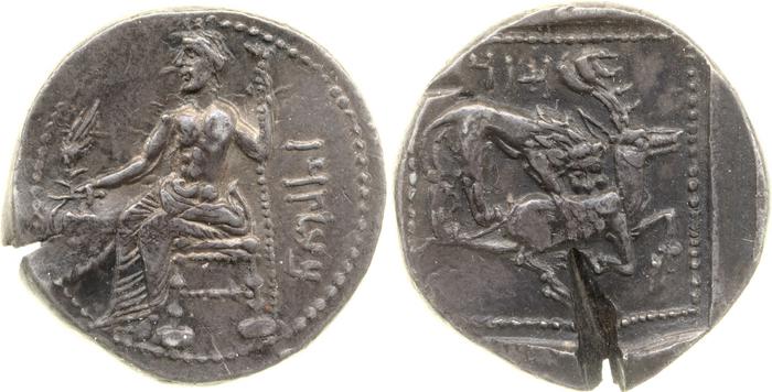 Mazaeus Tarsus Newell 1920 Series I, реверс, Британский музей